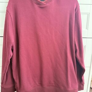 IVY PARK Men's Maroon Crewneck Sweater